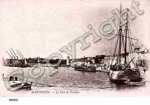 Ville de MARTIGUES, carte postale ancienne