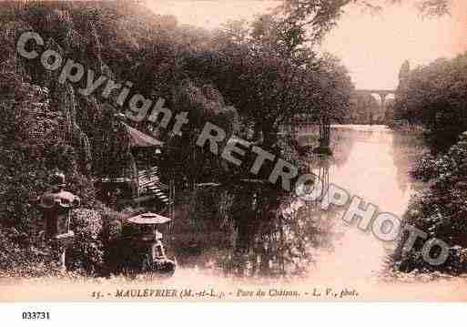 Ville de MAULEVRIER, carte postale ancienne