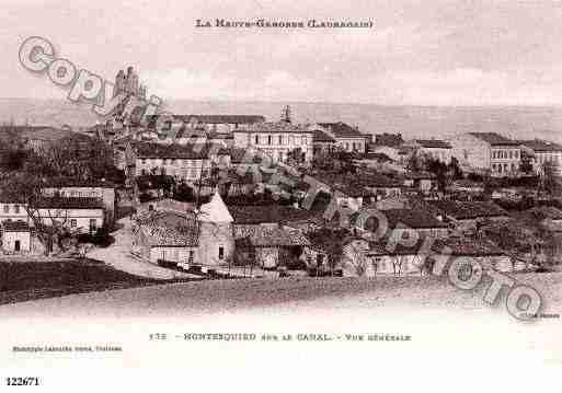 Ville de MONTESQUIEULAURAGAIS, carte postale ancienne