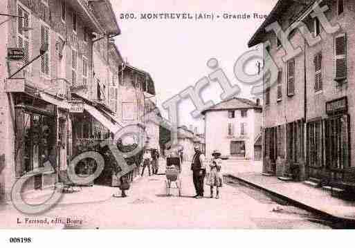 Ville de MONTREVELENBRESSE, carte postale ancienne