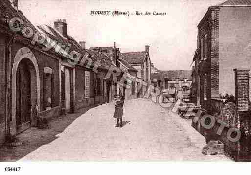 Ville de MOUSSY, carte postale ancienne