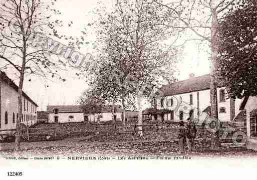 Ville de NERVIEUX, carte postale ancienne