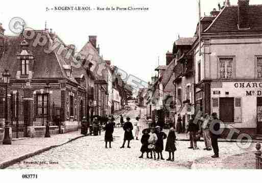 Ville de NOGENTLEROI, carte postale ancienne