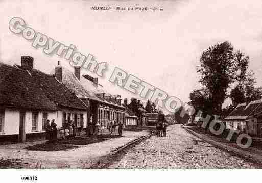 Ville de NURLU, carte postale ancienne