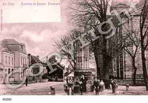 Ville de POMMARD, carte postale ancienne