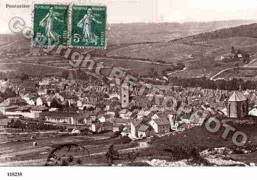 Ville de PONTARLIER, carte postale ancienne