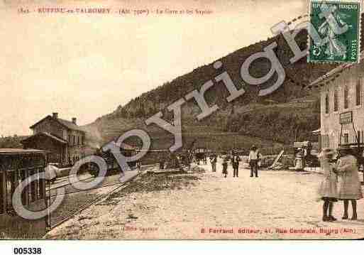 Ville de RUFFIEU, carte postale ancienne