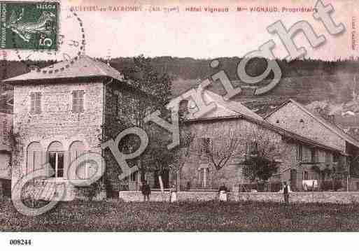 Ville de RUFFIEU, carte postale ancienne