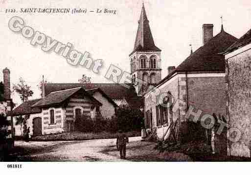 Ville de SAINTLACTENCIN, carte postale ancienne