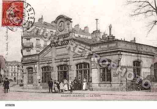 Ville de SAINTMANDE, carte postale ancienne