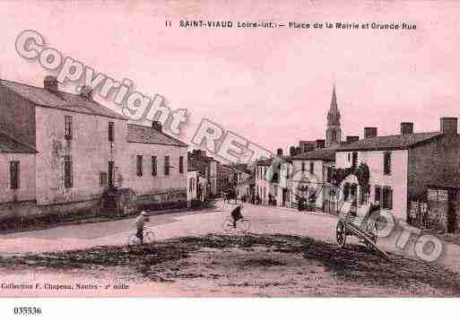 Ville de SAINTVIAUD, carte postale ancienne