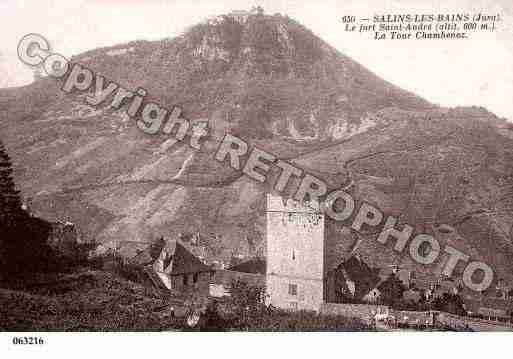 Ville de SALINSLESBAINS, carte postale ancienne