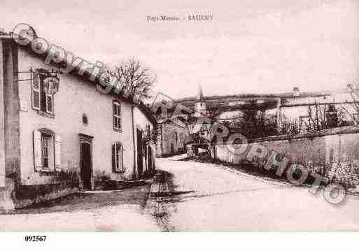 Ville de SAULNY, carte postale ancienne