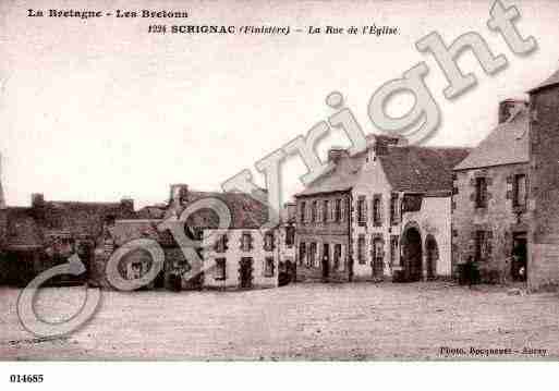 Ville de SCRIGNAC, carte postale ancienne