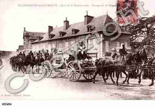 Ville de VILLEFRANCHEDEROUERGUE, carte postale ancienne