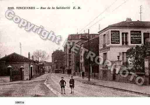 Ville de VINCENNES, carte postale ancienne