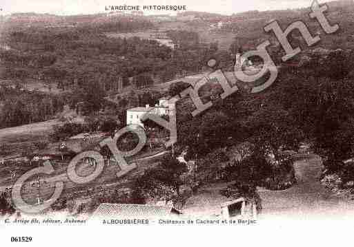 Ville de ALBOUSSIERE, carte postale ancienne