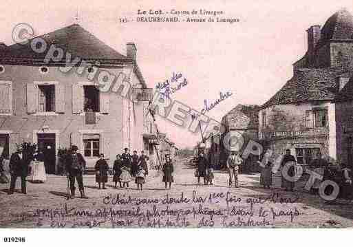 Ville de BEAUREGARD, carte postale ancienne