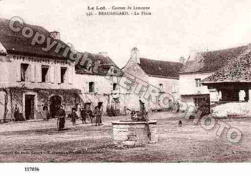 Ville de BEAUREGARD, carte postale ancienne