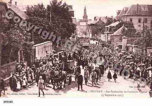 Ville de BELFORT, carte postale ancienne