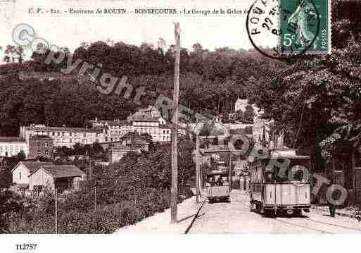 Ville de BONSECOURS, carte postale ancienne