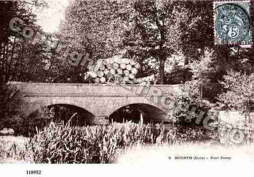 Ville de BOURTH, carte postale ancienne