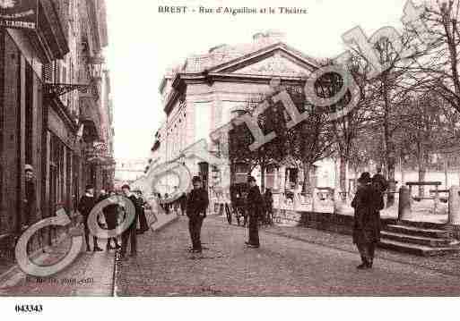 Ville de BREST, carte postale ancienne