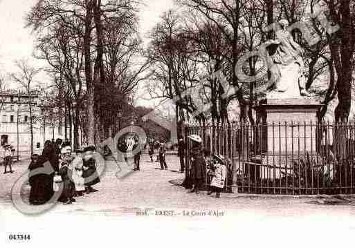 Ville de BREST, carte postale ancienne