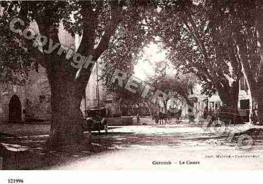 Ville de CAROMB, carte postale ancienne