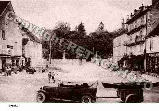 Ville de CLAIRVAUXLESLACS, carte postale ancienne