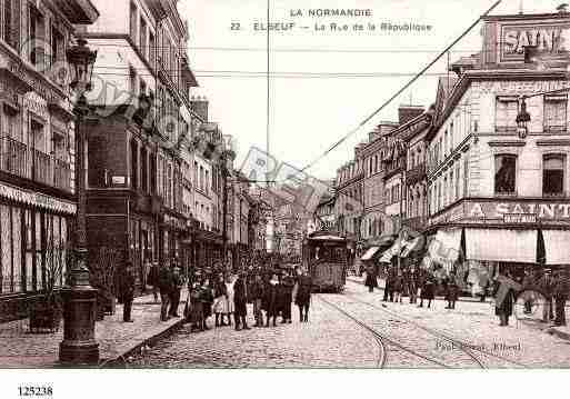 Ville de ELBEUF, carte postale ancienne