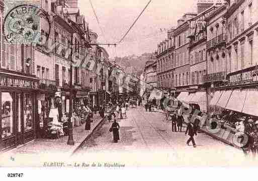 Ville de ELBEUF, carte postale ancienne