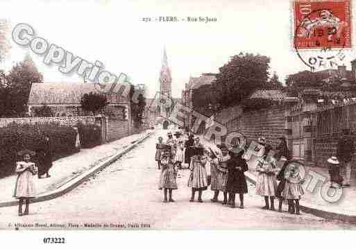 Ville de FLERS, carte postale ancienne