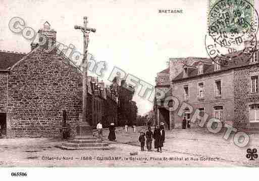 Ville de GUINGAMP, carte postale ancienne