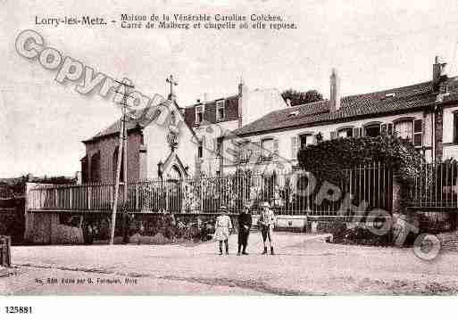 Ville de LORRYLESMETZ, carte postale ancienne