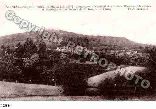 Ville de LORRYLESMETZ, carte postale ancienne