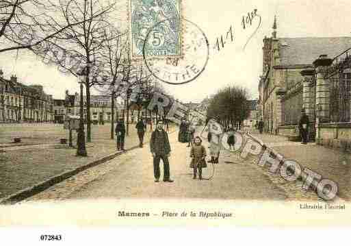 Ville de MAMERS, carte postale ancienne