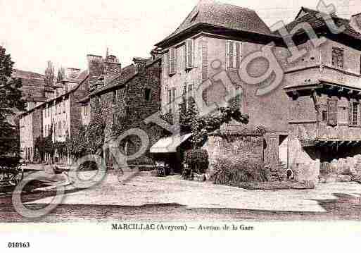 Ville de MARCILLACVALLON, carte postale ancienne