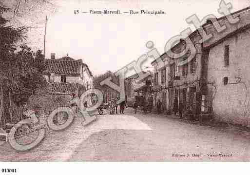 Ville de MAREUIL, carte postale ancienne