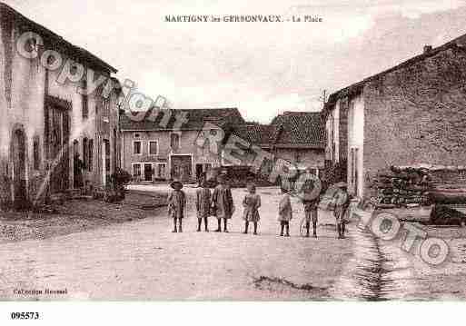 Ville de MARTIGNYLESGERBONVAUX, carte postale ancienne