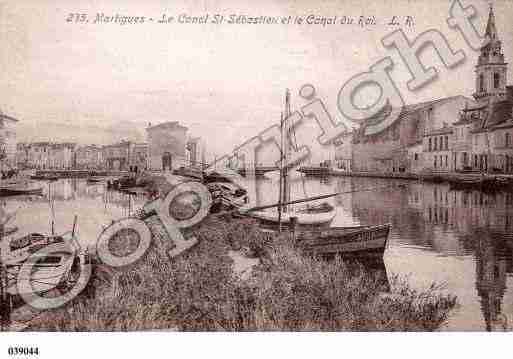 Ville de MARTIGUES, carte postale ancienne