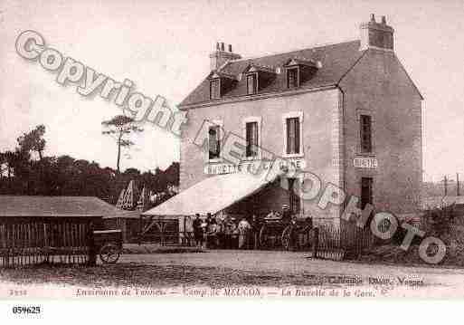 Ville de MEUCON, carte postale ancienne