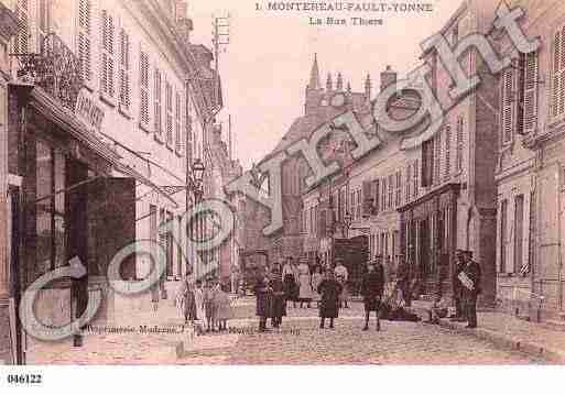 Ville de MONTEREAUFAUTYONNE, carte postale ancienne