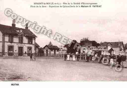 Ville de NOGENTLEROI, carte postale ancienne