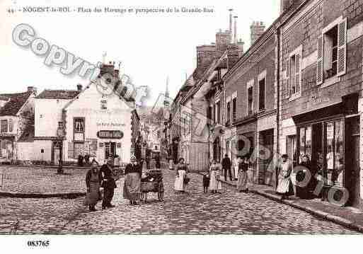 Ville de NOGENTLEROI, carte postale ancienne