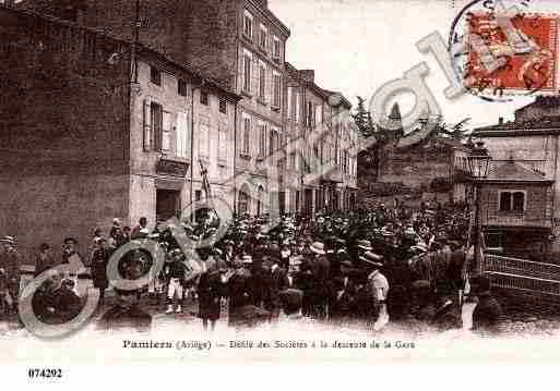 Ville de PAMIERS, carte postale ancienne