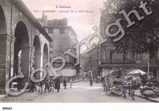 Ville de PAMIERS, carte postale ancienne