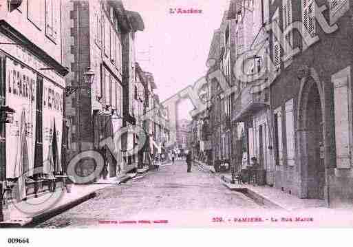 Ville de PAMIERS, carte postale ancienne