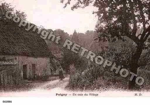 Ville de POIGNYLAFORET, carte postale ancienne