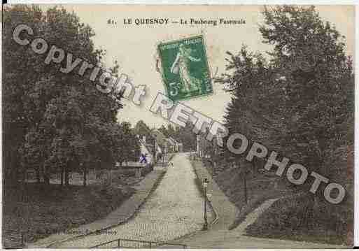 Ville de QUESNOY(LE), carte postale ancienne